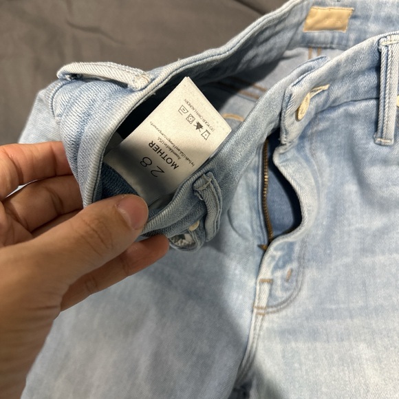 MOTHER High Rise Light Blue Jeans - Picture 3 of 3